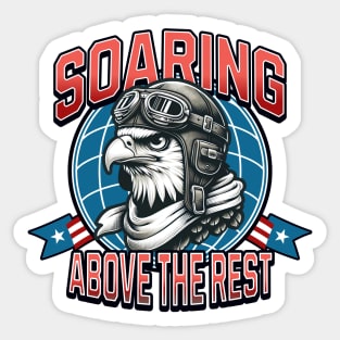 Soaring above the rest Sticker